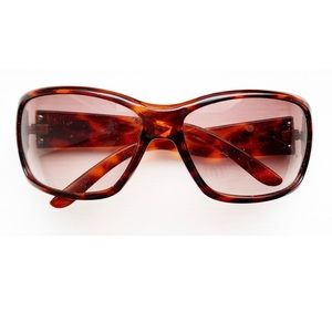 Reddish-brown “animal print” DG sunglasses
